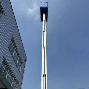 12M di động điện đôi <span class=keywords><strong>mast</strong></span> thủy lực nhôm <span class=keywords><strong>mast</strong></span> Lift dọc người đàn ông nâng - Product Image 4