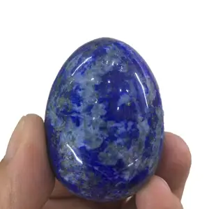 Natural lapis lazuli quartz crystal masseuse egg crystal healing egg