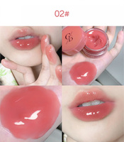 Gege Bear Brillant à Lèvres en Conserve Effet Confiture Hydratant Miroir Haute Brillance Anti-Transfert Confortable Ultra Éclatant Fini Glaçage
