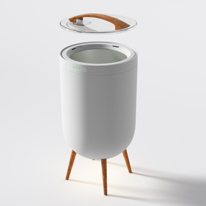 Sèche-serviettes autoportant à 4 pieds avec haut-parleur Bluetooth, veilleuse et éclairage RGB au sol, arrêt automatique pour salle de bain - Product Image 5