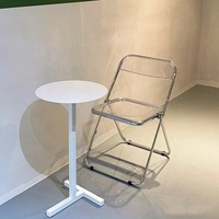Petit appartement moderne et simple style ins table d'appoint de designer de luxe légère petite table ronde petite table de café nordique