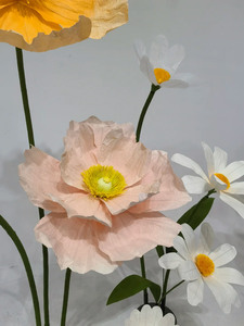 N499 Fiori Giganti Fatti a Mano in Carta Organza per Matrimoni, Festa della Mamma e Decorazioni per il Ritorno a Scuola - Product Image 1