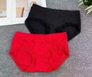 0308 # ชุดชั้นในสตรีมีขอบลูกไม้, เป็นมิตรต่อผิว, เปลือย, ต้านเชื้อแบคทีเรีย, <span class=keywords><strong>กางเกง</strong></span>สามเหลี่ยมน่ารักของผู้หญิง - Product Image 1