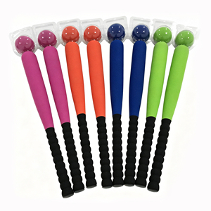 Set de <span class=keywords><strong>Bate</strong></span> de Béisbol de Espuma NBR para Niños, <span class=keywords><strong>Bate</strong></span> de Goma Suave con Pelota de Esponja, Juguete Ideal para Jardín de Niños para Entrenamiento y Juego en Interiores y Exteriores - Product Image 5