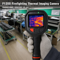 Caméra thermique LSJ F1200, détecteur infrarouge haute sensibilité, zoom numérique, caméra de lutte contre les incendies