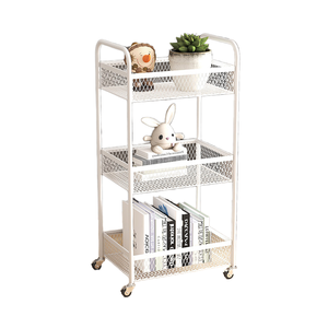 Luxury Gold Plastic Modern Stable Salon <b>Trolley</b> Cart with 4 Wheels <b>Portable</b> Commercial -Salon Furniture - Product Image 1