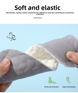 Nouvelles semelles intérieures de sport respirantes en mousse à mémoire de forme KJ 2026 pour chaussures, coussinets de <span class=keywords><strong>semelle</strong></span> amortissants pour la course, désodorisants et doux - Product Image 3