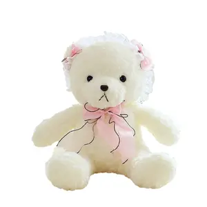 可爱泰迪熊毛绒玩具/迷你泰迪熊娃娃抱抱熊女孩生日毛绒玩具/带蝴蝶结毛绒玩具