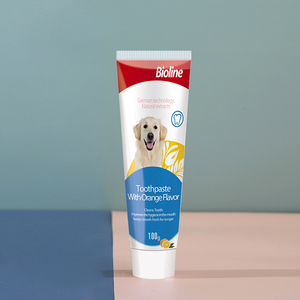 Dentifrice pour chiens Bioline Eco-Friendly, saveur menthe, pour les soins dentaires <span class=keywords><strong>des</strong></span> animaux de compagnie, 100g - Product Image 3