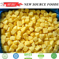 Ananas surgelé Fraîcheur Optimal-Délicieux fruits en dés en vrac, tranchés et emballés en bloc