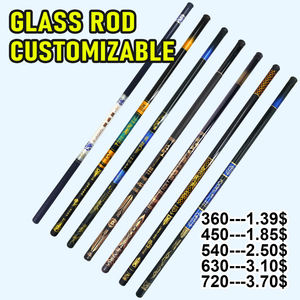 Début 0.51usd vente en gros de cannes à pêche bon marché ébauches télescopiques <span class=keywords><strong>canne</strong></span> à pêche de construction personnalisée en fibre de verre - Product Image 6