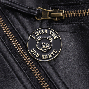Tôi nhớ kanye bài hát Pin người yêu âm nhạc Gấu kim loại huy hiệu đôi đỉnh TV men Pin - Product Image 6