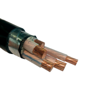 Cable de Cobre Aislado de PVC de 5 Núcleos, 25mm 35mm, Flexible, Conductor Sólido, Precio de Fábrica, Pedido Mínimo, Cables Eléctricos