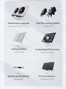 Precio bajo <span class=keywords><strong>GeForce</strong></span> <span class=keywords><strong>GTX</strong></span> <span class=keywords><strong>1050</strong></span> Ti 128-bit Dual Fan PC Tarjeta gráfica GPU <span class=keywords><strong>GTX</strong></span> <span class=keywords><strong>1050</strong></span> Ti <span class=keywords><strong>4GB</strong></span> <span class=keywords><strong>GDDR5</strong></span> Tarjeta gráfica para juegos - Product Image 4