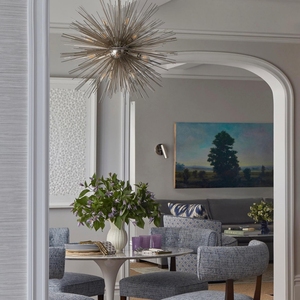 Lustre Moderne Personnalisé pour Hall d'Hôtel, Suspension Étoile Dorée, Luminaire Suspendu Type Hérisson pour la Maison, Base E12 - Product Image 6