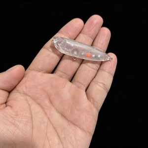 Nouvelle sortie Huiyu Surface Walker Floating Pencil Popper Lure Blank Body 5.5cm/4.8g pour la pêche estivale et automnale - Product Image 2