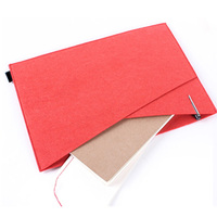 Pochette de rangement multifonction A4/A5 en feutre avec logo personnalisé, pour dossiers, documents, avec sangle/bouton