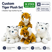 Kualitas tinggi OEM ODM kustom harimau boneka hewan mewah mainan lembut grosir simulasi harimau hadiah untuk anak-anak hadiah
