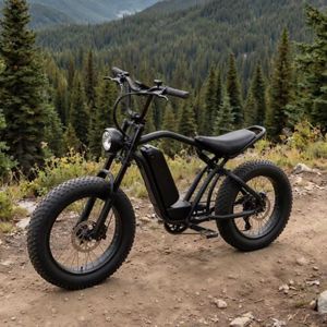 Vélo de montagne électrique 48V 13AH batterie lithium, cadre en alliage d'aluminium à suspension intégrale, freins à double disque - Product Image 6