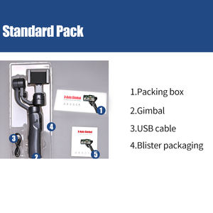 Estabilizador <span class=keywords><strong>Gimbal</strong></span> H4 de 3 Ejes <span class=keywords><strong>para</strong></span> Celular con Control de Distancia Focal Profesional F6 Seguimiento Facial <span class=keywords><strong>para</strong></span> Vlog <span class=keywords><strong>y</strong></span> Selfie - Product Image 6