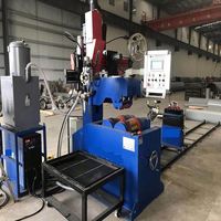 Machine à souder automatique à double tête pour la fabrication de bobines de tuyaux/Machine à souder les tuyaux (GMAW + SAW)