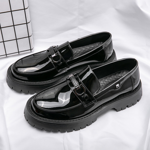 Zapatos de Vestir Retro Vintage de Diseñador para Hombre, Tallas Grandes, Oxfords de Cuero Genuino, Mocasines Casuales con Punta, Fáciles de Usar - Product Image 2