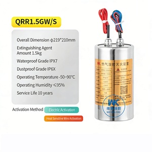 เครื่องดับเพลิงแบบฉีดพ่นร้อน Weiken รุ่น QRR1.5GW/S แบบ S ขนาดกะทัดรัดและอัตโนมัติ สำหรับตู้ไฟฟ้า/ห้องเซิร์ฟเวอร์ - Product Image 1