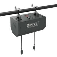 Système d'éclairage de scène à boule cinétique à double fil avec écran LED, éclairage DMX512 pour les spectacles en direct, les fêtes et les spectacles