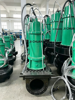 Pompa Air Limbah Celup Otomatis Pengaduk 50mm 7.5KW 40m untuk Pembuangan Akuarium