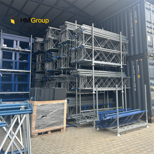 Palette métallique de palette de stapel détachable à chargement en acier empilable robuste avec pieds - Product Image 6