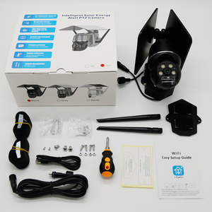 Tùy Chỉnh Ngụy Trang Màu Điện Năng Thấp 4MP Sim Thẻ LTE 4G Ngoài Trời CCTV Giám Sát IP Năng Lượng Mặt Trời Không Dây PTZ 4G Máy Ảnh An Ninh - Product Image 6