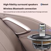 Sillón de Masaje de Lujo 4D Shiatsu de Gravedad Cero para Cuerpo Completo 2026 con Riel SL, Airbag para Pies y Piernas, Música Bluetooth, Reclinable Inteligente y Compresión Caliente