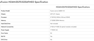 Xfusion H24m-05-fx-s25afm03, เซิร์ฟเวอร์ Fusionserver 2488h V5, ไดรฟ์ขนาด 25*2.5 นิ้ว รุ่นมาตรฐาน H24m-05-fx-s25afm03 รุ่น H - Product Image 4