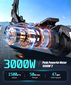 EU Stock 11 Inch Dual Motor <b>Scooter</b> 1500W*2 60V 30Ah 70KM/H Dual Hydraulic Disc Brakes IPX5 <b>Scooter</b> - Product Image 4