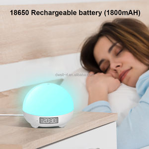 Nuevo Tuya Smart <span class=keywords><strong>Wifi</strong></span> Baby White Noise Machine Detección de sensor de llanto 34 Sonidos Control de aplicación y reloj despertador Luz nocturna - Product Image 4