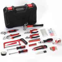 Kit de Herramientas Manuales de Acero al Carbono OEM para Regalo, con Estuche Rígido, para Electricistas y Carpinteros, Venta al Por Mayor de Fábrica