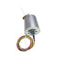 Anneau conducteur rotatif étanche de 25 mm de diamètre intérieur, 78 mm de diamètre extérieur, 4 canaux, 10A, IP65, qualité industrielle, personnalisable