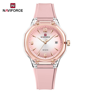 Montres pour femmes Naviforce 6110, mode, silicone coloré, étanche, date, horloge, montre à quartz décontractée pour femmes, marque haut de gamme, luxe - Product Image 4