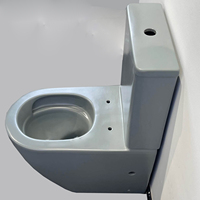 WC à chasse directe en céramique, cuvette en porcelaine vitreuse, toilettes deux pièces à jet tornade, WC à siphon en P ou en S