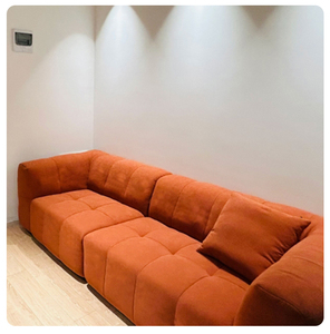 <span class=keywords><strong>Canapé</strong></span> d'angle <span class=keywords><strong>Chesterfield</strong></span> moderne en tissu capitonné, <span class=keywords><strong>convertible</strong></span>, extensible, pliable, modulaire, trois places, avec rembourrage en éponge amovible - Product Image 3