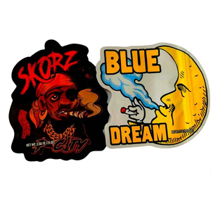 Tùy chỉnh in kỹ thuật số childrenproof Ziplock Gloss Matte thực phẩm Mylar Túi 3.5g dây kéo Holographic mềm cảm ứng túi bao bì - Product Image 2