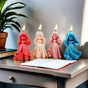 KK1026 Handmade 3D Girl <strong>Doll</strong> Silicone <strong>Mold</strong> for Aromatherapy Candle Cake Tools-Plaster Aromatherapy Candle <strong>Mold</strong> - Product Image 1