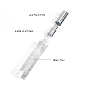 ขวดน้ำหอมแก้วทรงเหลี่ยมขนาด 10 มล. 30 มล. 50 มล. 100 มล. ดีไซน์หรูหรา ยี่ห้อ <span class=keywords><strong>KAIJIN</strong></span> รุ่น KJ-J030 พร้อมหัวฉีดสเปรย์ - Product Image 2