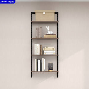 מדף ספרים מעץ מינימליסטי נייד קטן בהתאמה אישית, 0.6 מטר עם 6 מדפים לבית, למשרד, למחסן ולדירה - Product Image 4