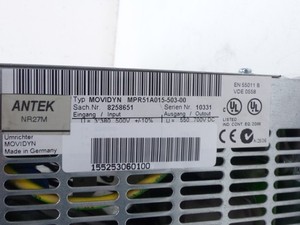 Nouvelle alimentation électrique originale <span class=keywords><strong>Antek</strong></span> MPR51A01550300 8258651 NEUWERTIG pour contrôleur de programmation PLC - Product Image 3