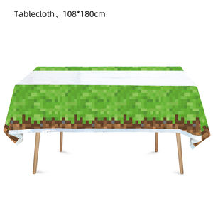 Decoraciones para Fiesta de Cumpleaños de Niño, Baby Shower, Artículos para Fiesta Temática de Juegos del Mundo Infantil, <span class=keywords><strong>Kit</strong></span> de Vajilla Desechable - Product Image 6