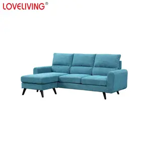 Canapé d'angle moderne à trois places, meuble de salon de chambre à coucher, italie, nouvelle collection