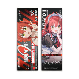 Hot 4 Designs <span class=keywords><strong>Bocchi</strong></span> le <span class=keywords><strong>Rock</strong></span> Laser Ticket Personnage de Dessin Animé Trombone Signet Mignon Yamada Ryo <span class=keywords><strong>Anime</strong></span> Carte Flash Personnalisée - Product Image 3