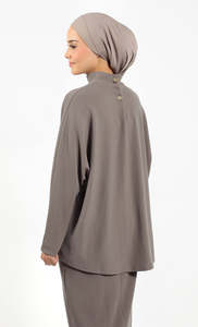 SIPO Malaysia-Conjunto de ropa islámica árabe para mujer, ropa musulmana de Abaya, Jilbab, pantalones, modesto - Product Image 6