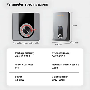 Produits les plus vendus : <span class=keywords><strong>Chauffe</strong></span>-<span class=keywords><strong>eau</strong></span> instantané intelligent sans réservoir 5,5 kW 240 V avec pompe intégrée pour la maison - Product Image 6